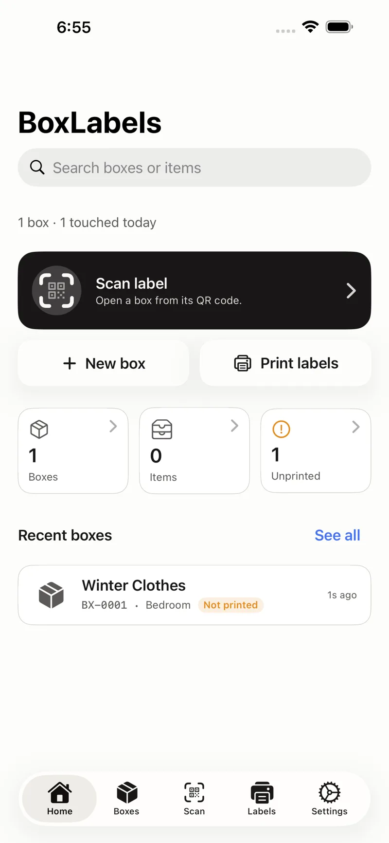BoxLabels screenshot 3