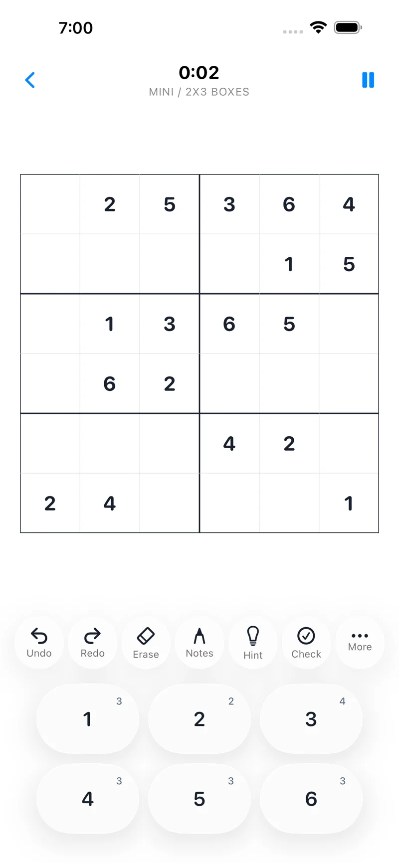 Bubu Sudoku screenshot 2
